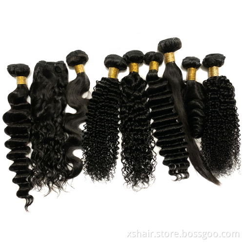 Best Selling Raw Mink Brazilian Vigrin Cuticle Aligned Loose Deep Wave Hair Bundles Peruvian 100 Human Hair